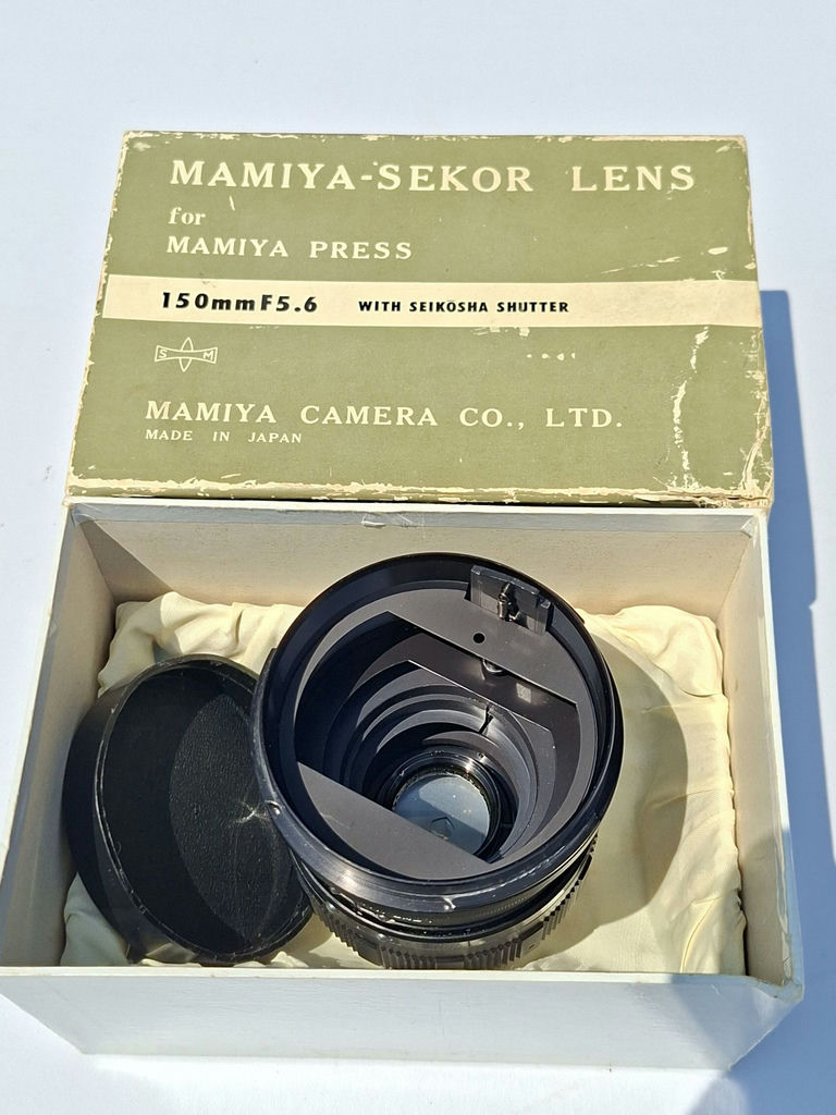 Mamiya-Sekor 150mm F5.6 Lens for Mamiya Press with Seikosha Shutter - image 4 of 6