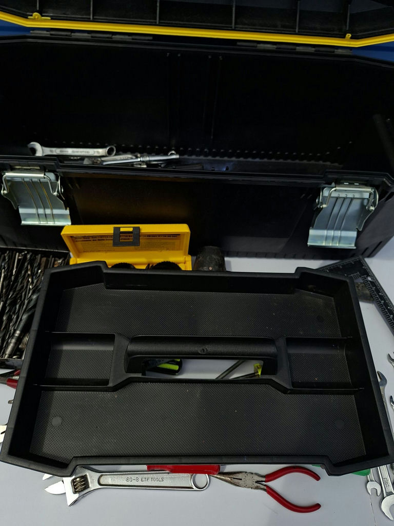 Stanley Fatmax Large Tool Box with Assorted Hand Tools and Drill Bits - image 4 of 9