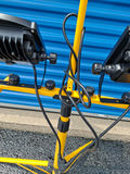 Dual LED Flood Lights on Yellow Tripod Stand - thumbnail 5 of 6