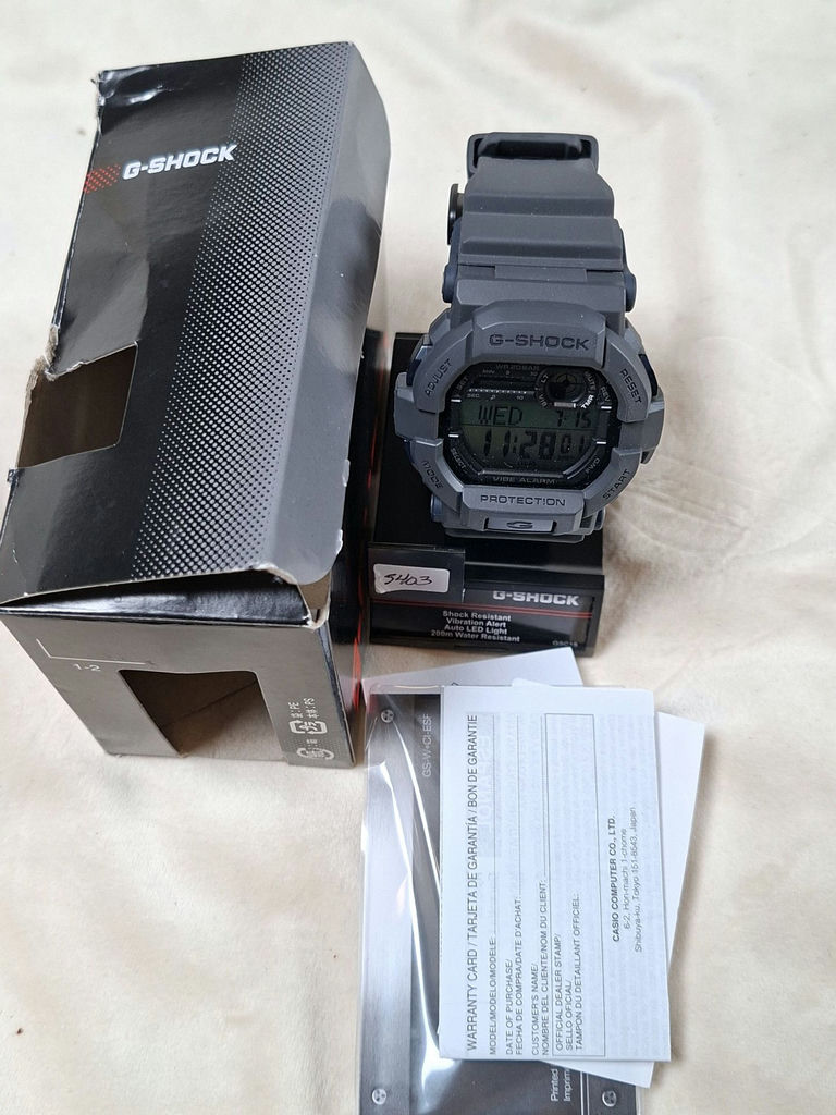Casio GD-350-8CS G-Shock Digital Watch with Box and Papers - image 5 of 8