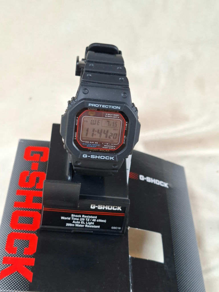 Casio G-Shock digital watch with display stand and box - image 2 of 8