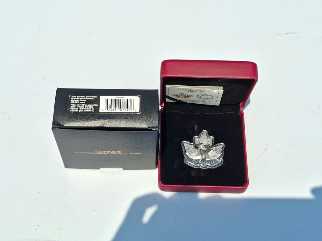 2016 $10 Fine Silver Coin – Maple Leaf Silhouette (Canada Geese), 15.67 grams - image 1 of 6