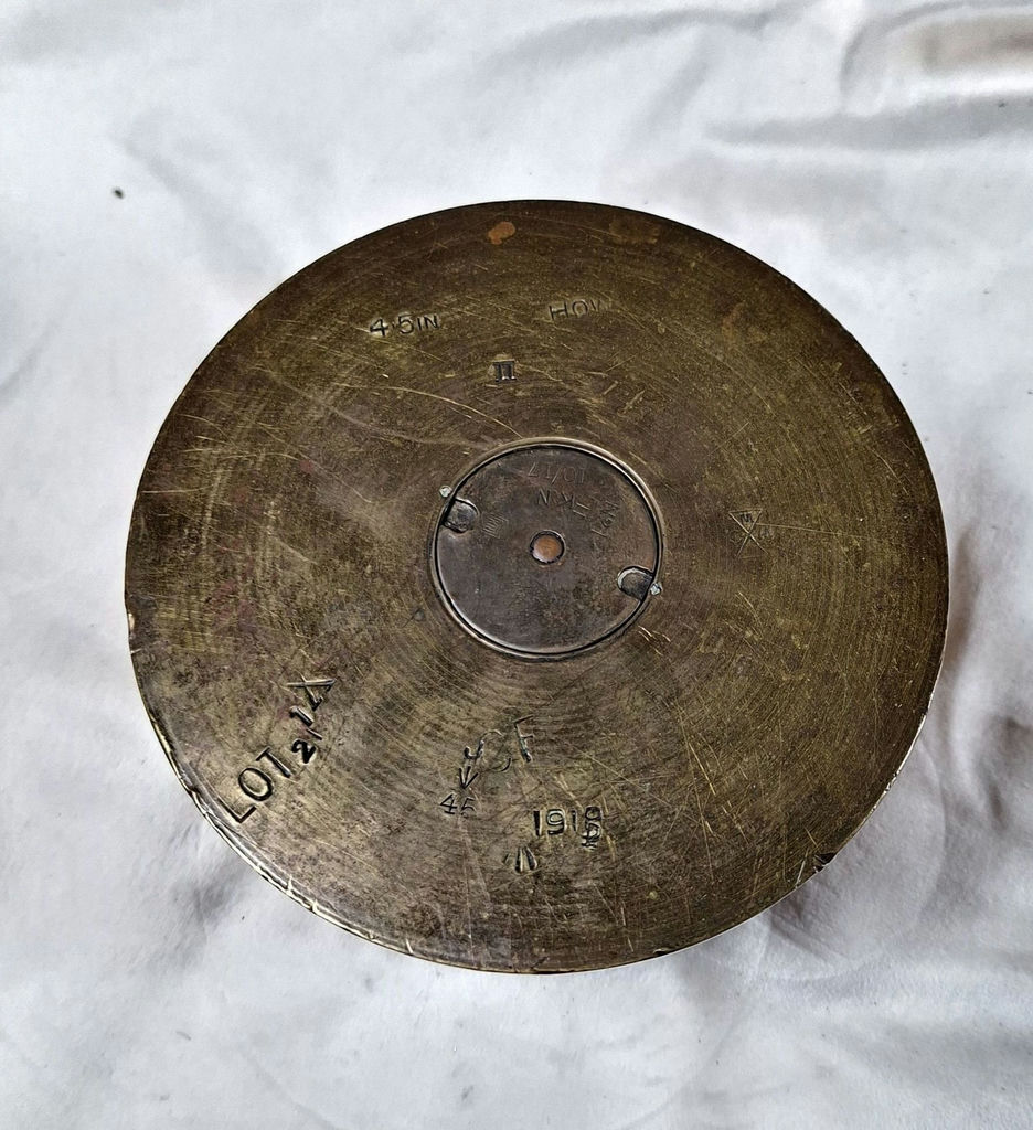Vintage WW1 Trench Art HOWITZER Shell Bowl - image 4 of 7