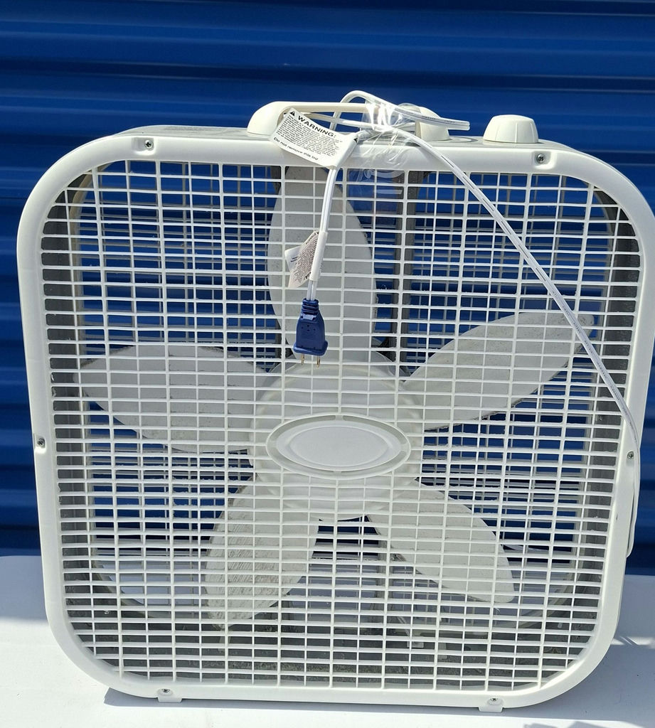 White Box Table Fan - image 1 of 5