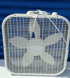 White Box Table Fan - thumbnail 1 of 5
