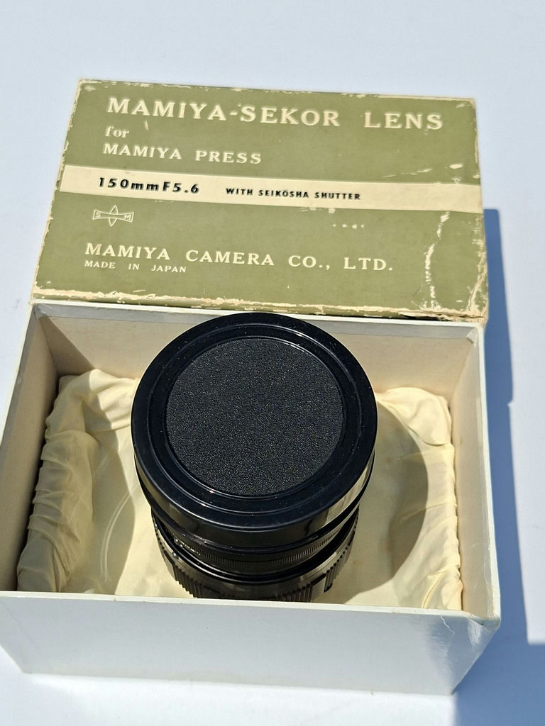 Mamiya-Sekor 150mm F5.6 Lens for Mamiya Press with Seikosha Shutter - image 3 of 6
