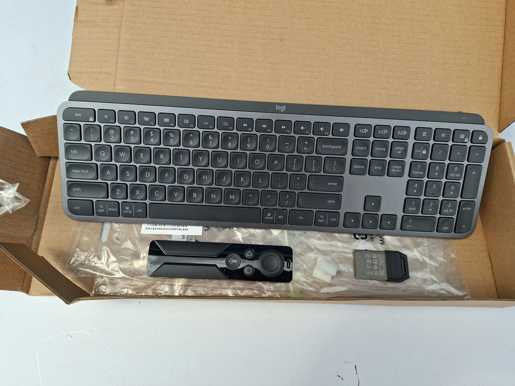 Logitech MX Keys Wireless Keyboard with USB Receiver and Accessories - image 1 of 4