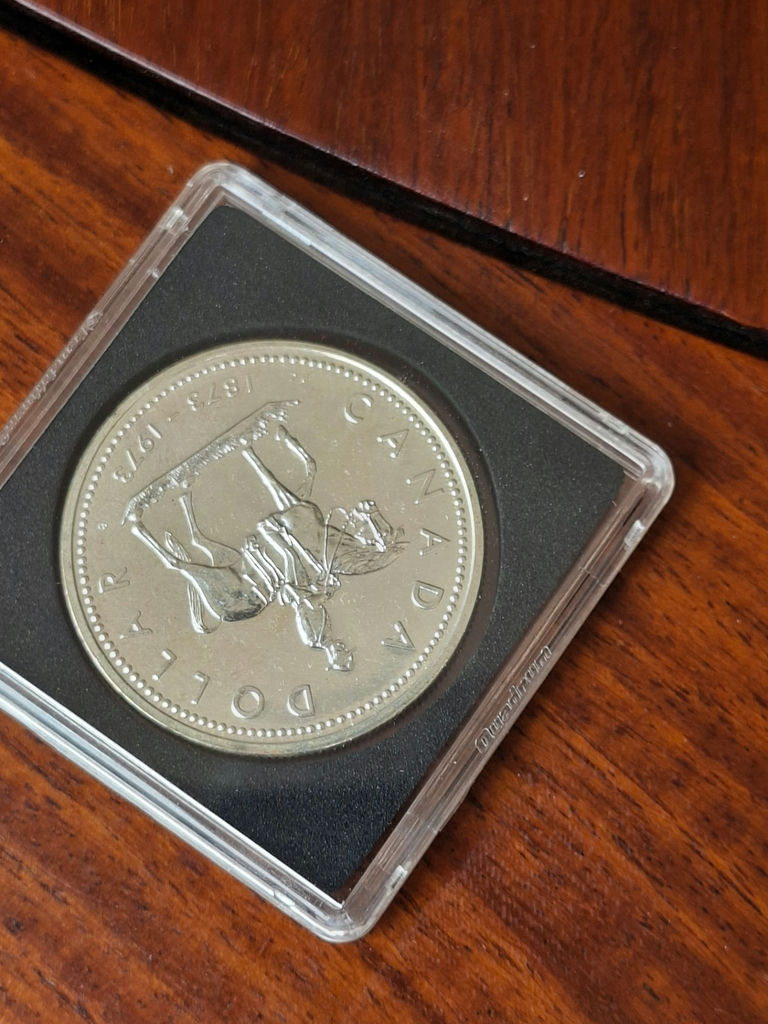 Canada 1973 Silver (.500) Dollar, RCMP Mountie - image 4 of 4
