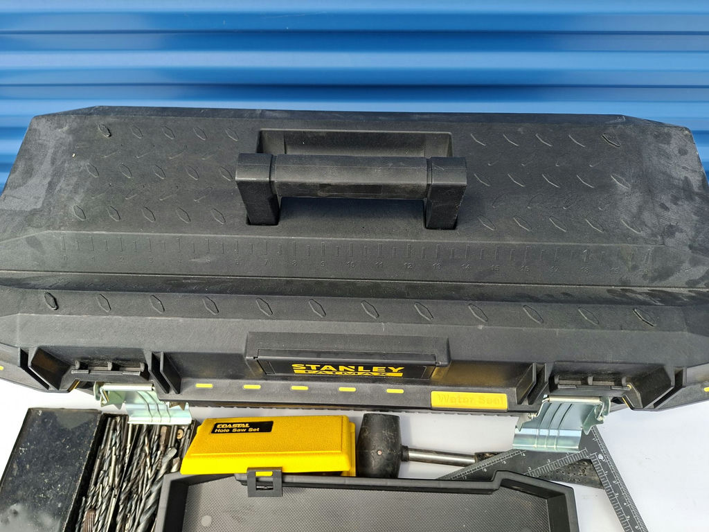 Stanley Fatmax Large Tool Box with Assorted Hand Tools and Drill Bits - image 7 of 9