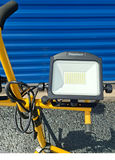 Dual LED Flood Lights on Yellow Tripod Stand - thumbnail 2 of 6