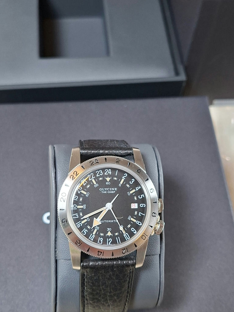 Glycine The Chief Automatic Watch with Box and Accessories - image 7 of 8