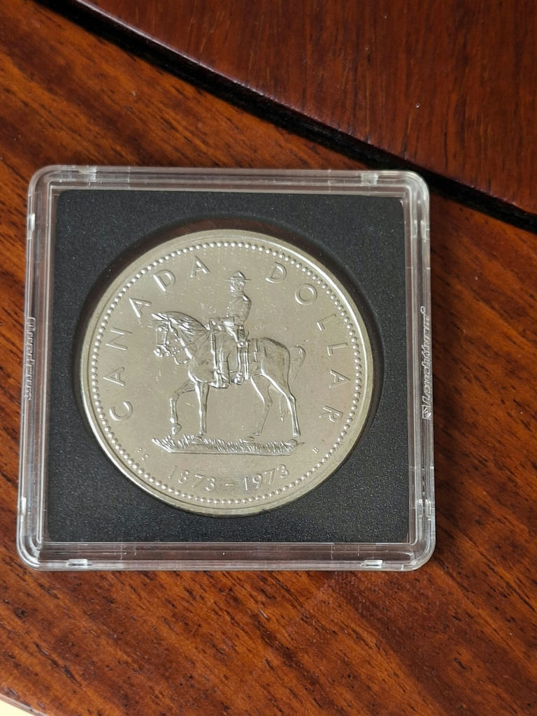 Canada 1973 Silver (.500) Dollar, RCMP Mountie - image 1 of 4
