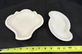 Two White Milk Glass Decorative Dishes - thumbnail 1 of 4