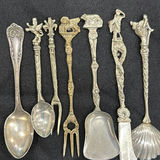 Assorted Ornate Metal Flatware Set - thumbnail 7 of 7