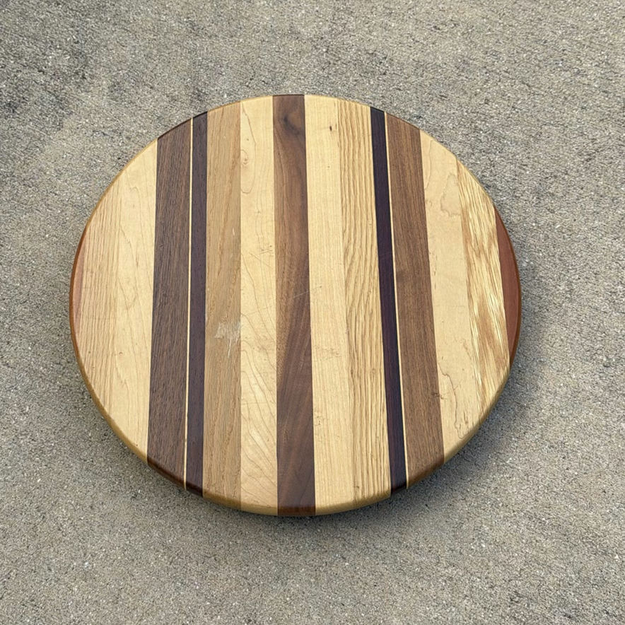 David Levy Wooden Lazy Susan - image 1 of 4