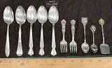 Assorted Souvenir and Decorative Silver-Tone Flatware - thumbnail 2 of 7