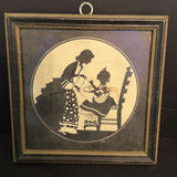 Framed Silhouette Art and Decorative Ceramic Spoon Rests - thumbnail 2 of 8