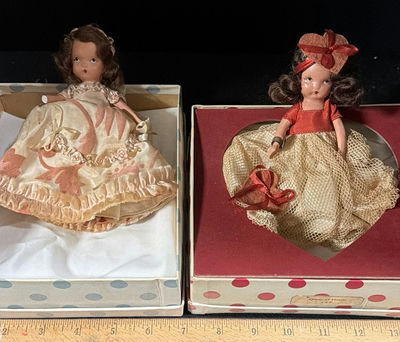1930s Princess Rosamie and Queen of Hearts Dolls - Image 1 of 4