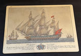 Set of Six Vintage Ship Illustration Placemats - thumbnail 4 of 9