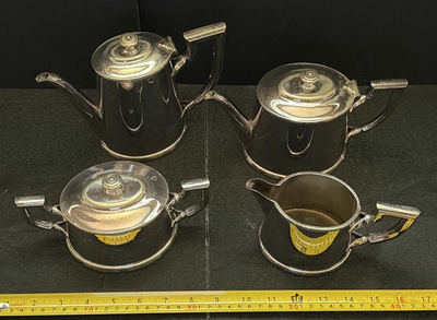 Metal Tea and Coffee Serving Set - Image 1 of 3