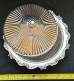 Silver-Tone Serving Trays, Bowl, and Covered Dish Set - thumbnail 5 of 6