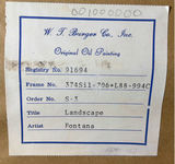 Landscape oil painting by Fontana - thumbnail 6 of 7