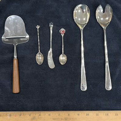 Mixed Serving Utensils and Decorative Spoons - Image 1 of 6