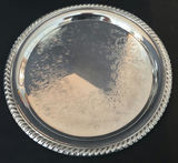 Silver-plated serving ware with glass dishes and hourglass timer - thumbnail 4 of 13