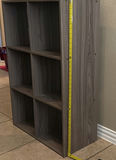 Six-Cube Woodgrain Storage Shelf - thumbnail 4 of 5