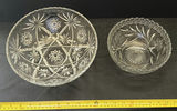 Two Cut Glass Bowls - thumbnail 1 of 3
