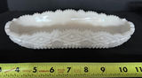 Two White Milk Glass Decorative Dishes - thumbnail 2 of 5