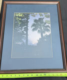 Framed Palm Tree Landscape Print - thumbnail 2 of 3