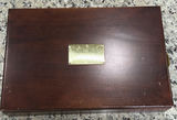 Silverware Flatware Set in Wooden Storage Chest - thumbnail 1 of 6