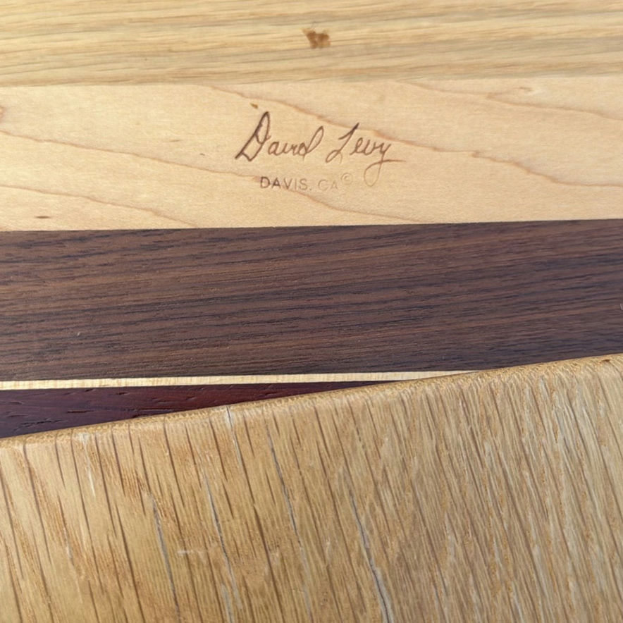David Levy Wooden Lazy Susan - image 3 of 4