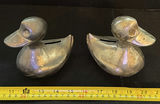Pair of Metal Duck Coin Banks - thumbnail 1 of 5