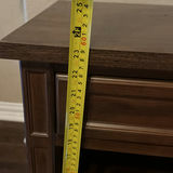 Wooden Nightstand with Drawer and Open Shelf - thumbnail 3 of 5