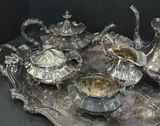 Silver-plated Tea and Coffee Service Set with Tray - thumbnail 5 of 5