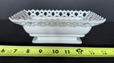 Two White Milk Glass Decorative Dishes - thumbnail 4 of 5