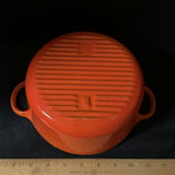 Le Creuset Orange Enameled Cast Iron Dutch Oven with Lid - thumbnail 4 of 4