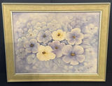 Framed Floral Painting Signed Olga - thumbnail 1 of 3