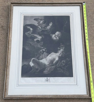 Framed Abraham's Sacrifice Print - Image 1 of 5