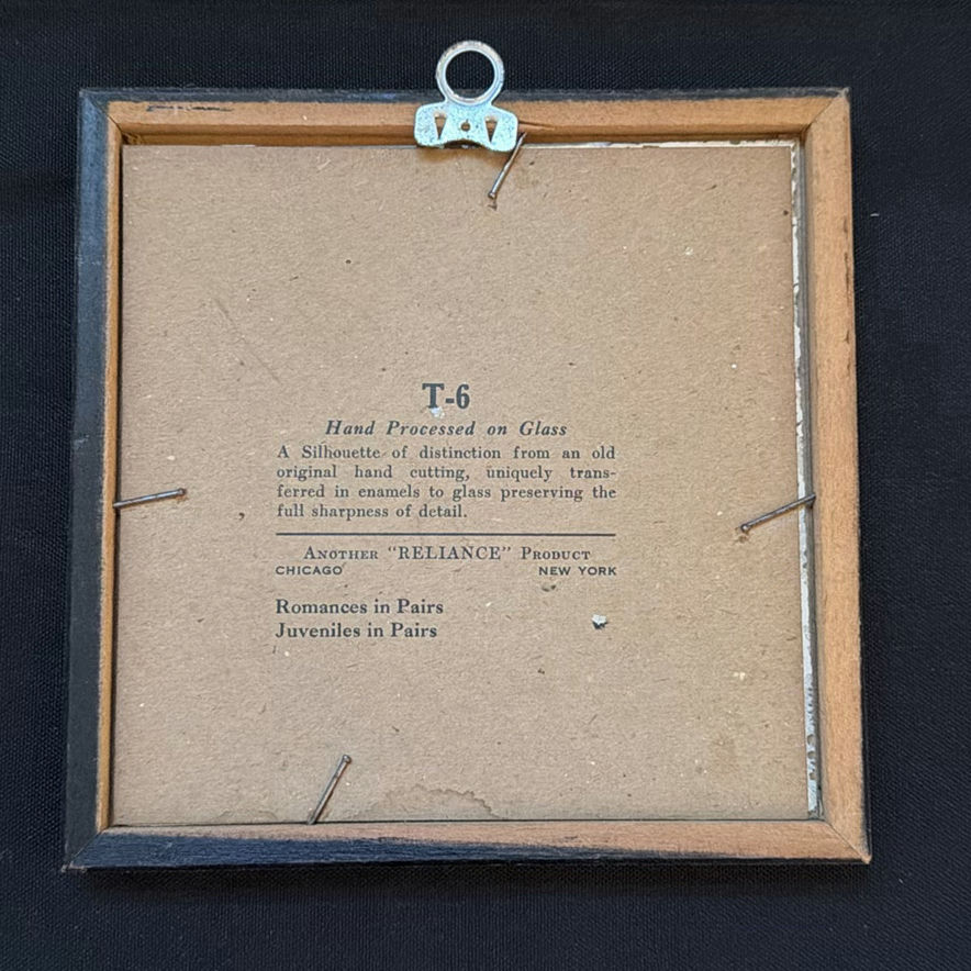 Framed Silhouette Art and Decorative Ceramic Spoon Rests - image 4 of 8
