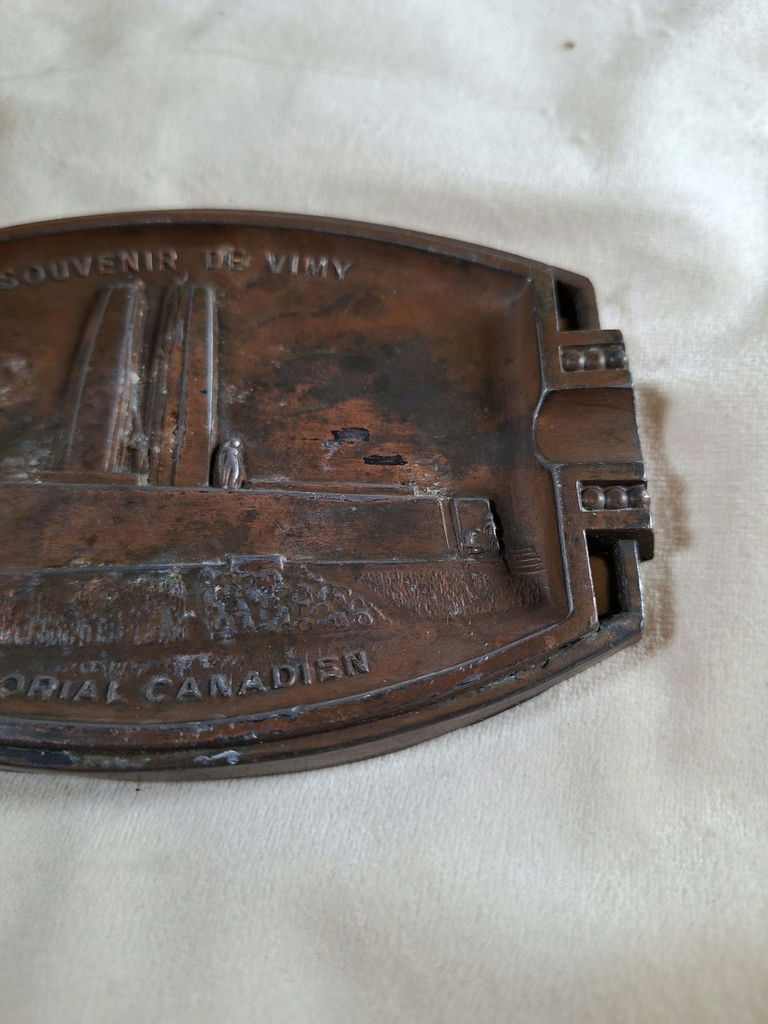 Vintage  Vimy Memorial Souvenir Ashtray - image 3 of 6