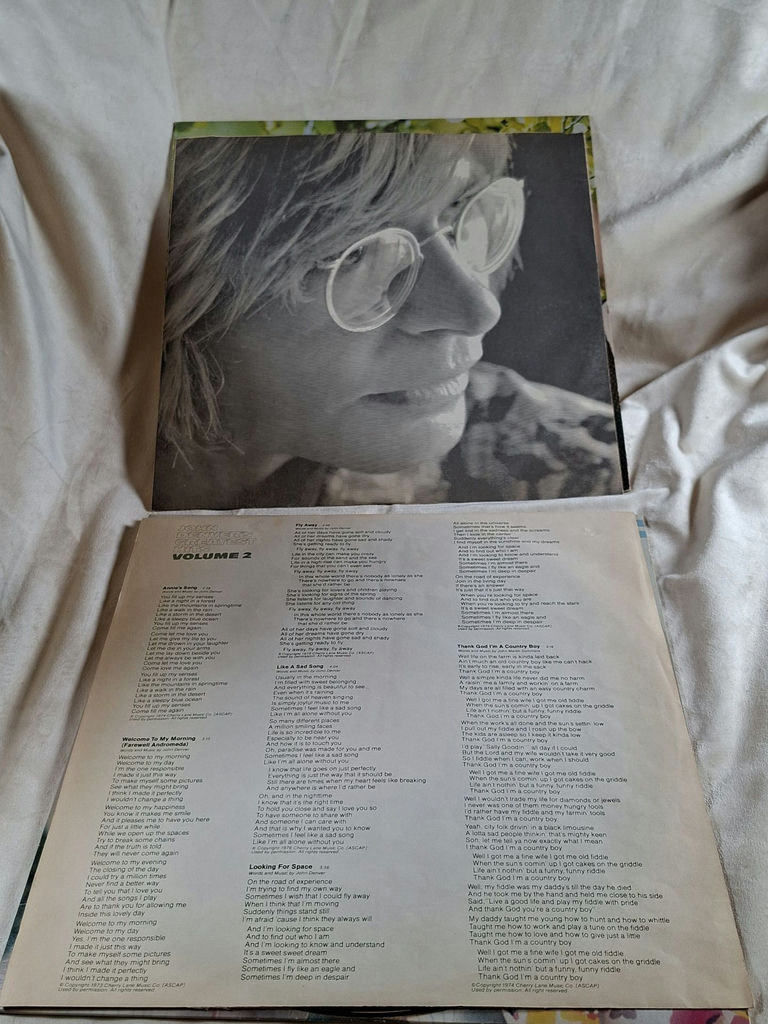 John Denver Greatest Hits Vinyl Records - image 7 of 8