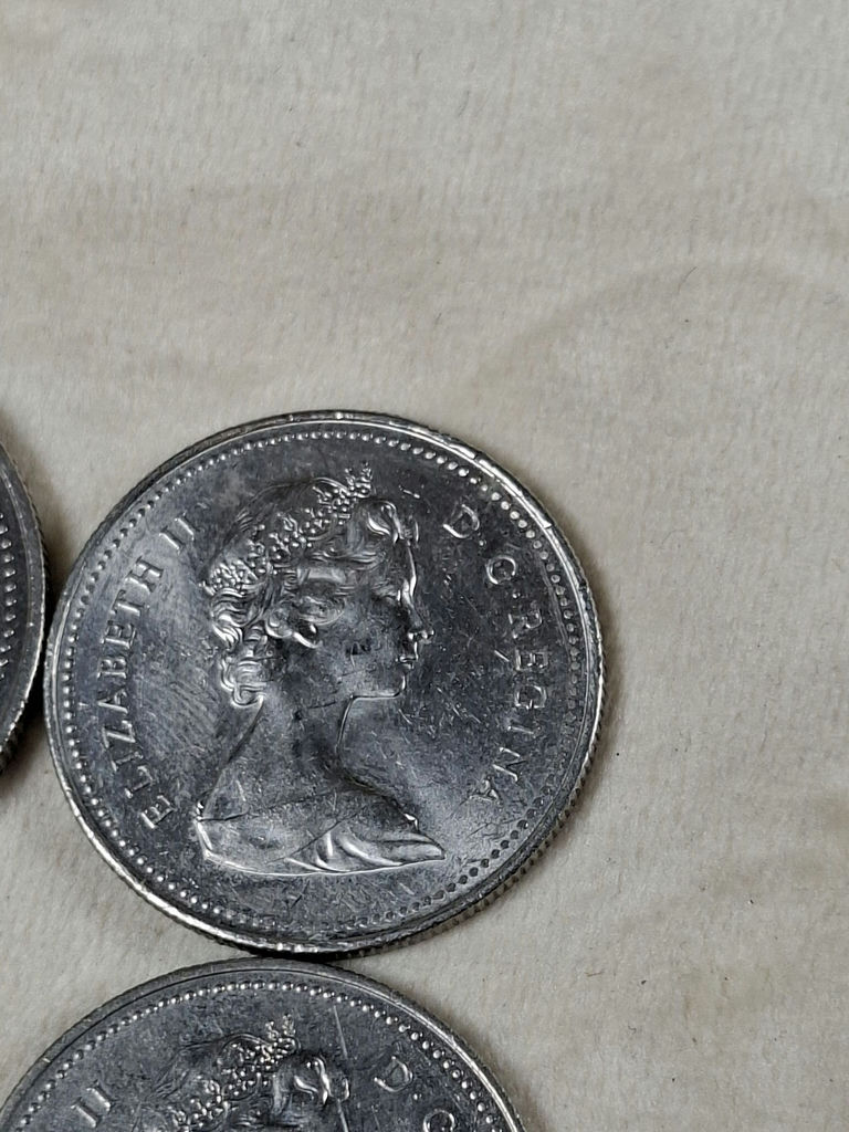 2 Canadian Dollar Coins And 2 Fifty Cent Pcs - image 7 of 7