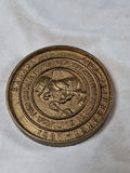 Commemorative Bronze Medallion FORD WINDSOR FOUNDRYMEN- Work Like Beavers For Quality - thumbnail 2 of 4