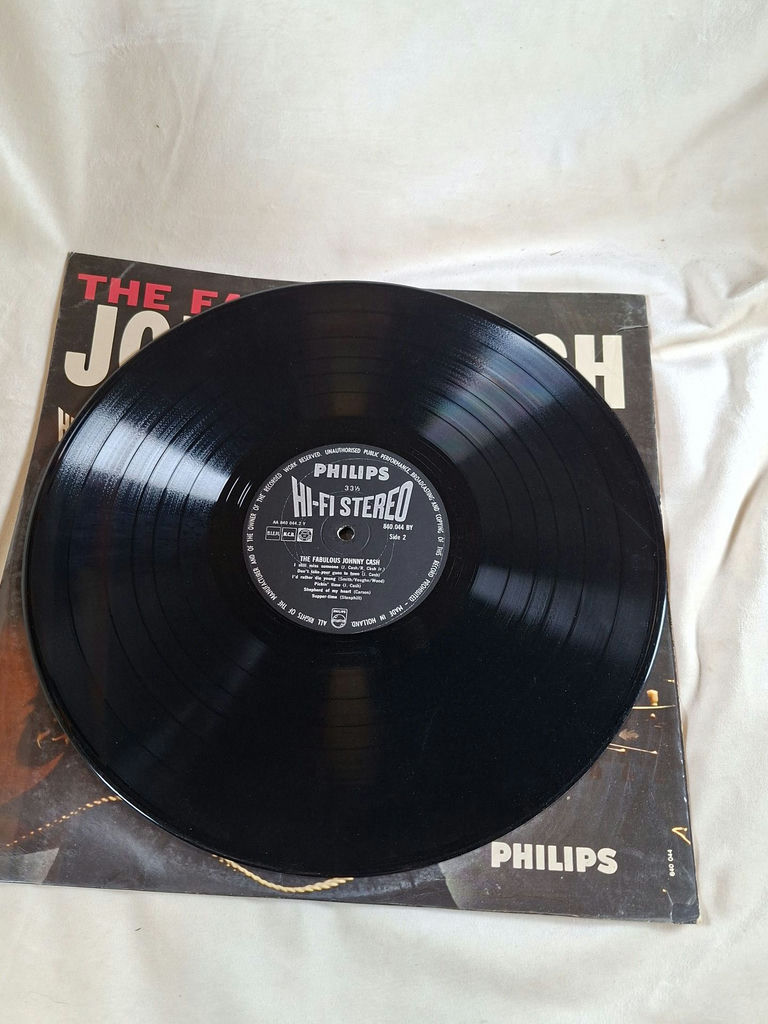 Philips Hi-Fi Stereo The Fabulous Johnny Cash Vinyl Record - image 4 of 5