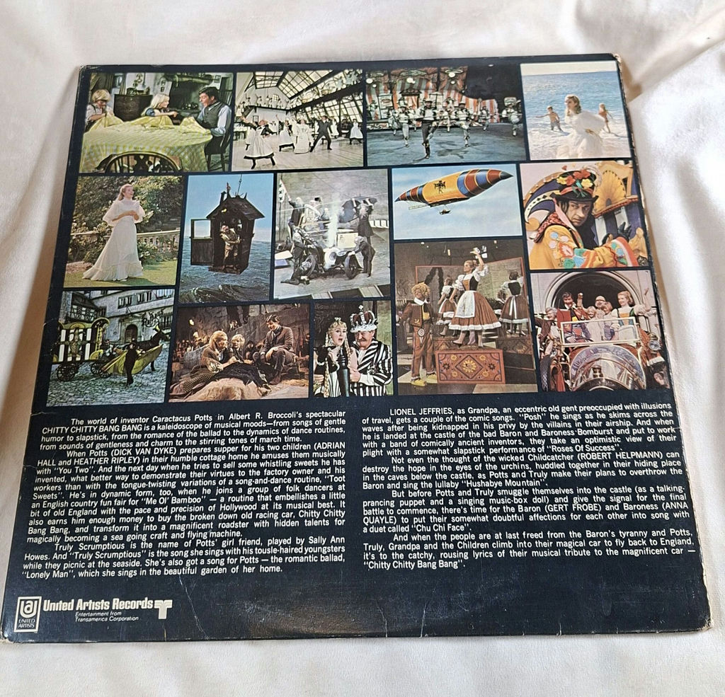 Chitty Chitty Bang Bang Original Cast Soundtrack Vinyl Record - image 5 of 5