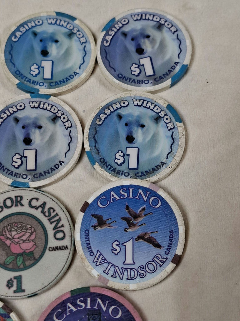 Casino Windsor and Northern Belle Casino Poker Chips - image 3 of 5