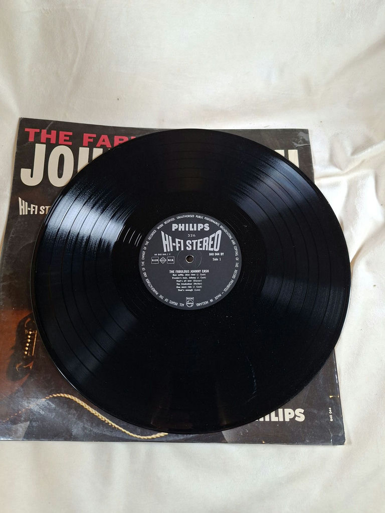 Philips Hi-Fi Stereo The Fabulous Johnny Cash Vinyl Record - image 2 of 5